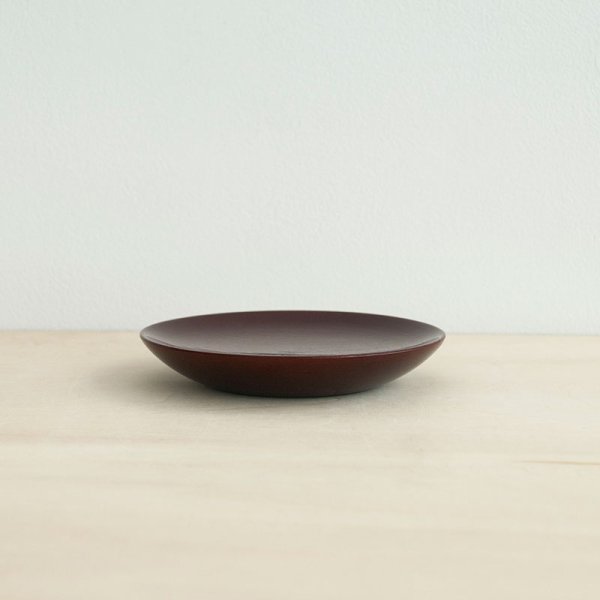 画像3: 【石川漆宝堂】溜 木皿（12cm） (3)