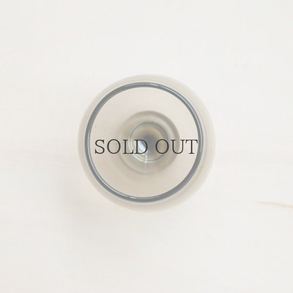 画像4: 【小野田郁子】台付丸グラス（うすオリーブ） (4)