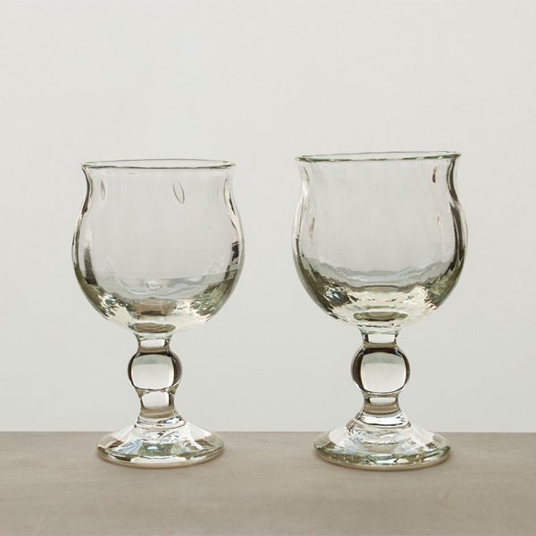 画像3: 【石川硝子工藝舎】網目ワイングラス (3)