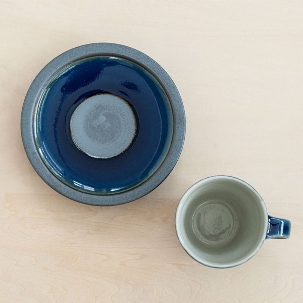 画像6: 【出西窯】コーヒーカップ＆ソーサー（呉須下鉄） (6)