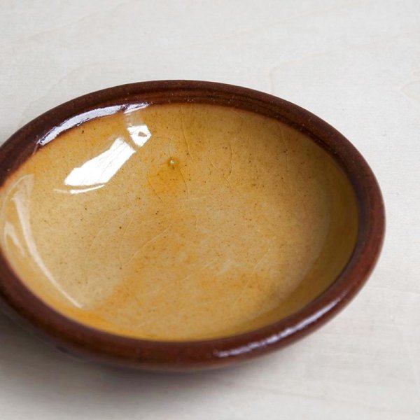 画像4: 【湯町窯】小皿（キイロ） (4)